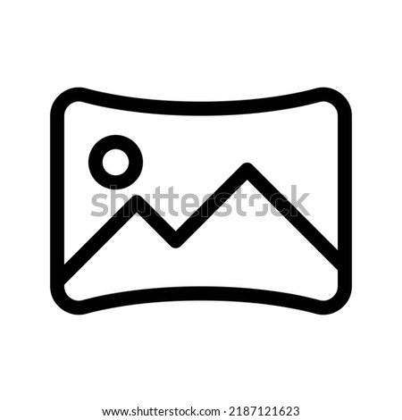 Panorama Mode Icon Vector Symbol Design Illustration