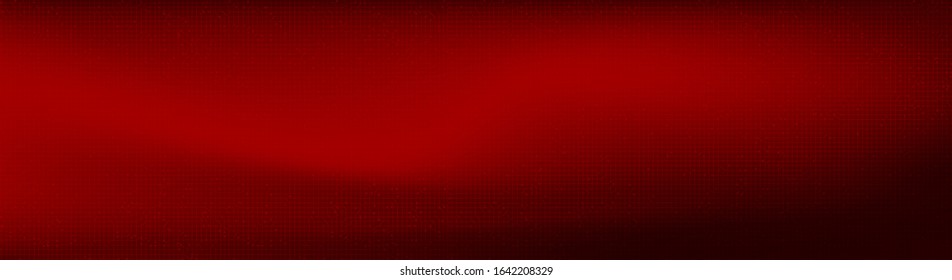 Panorama Red Circuit Microchip Technology on Future Background,Hi-tech Digital and Connection Concept design,Free Space For text in put,Vector illustration.
