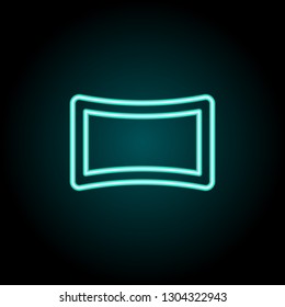 Panorama sign icon. Elements of Image in neon style icons. Simple icon for websites, web design, mobile app, info graphics