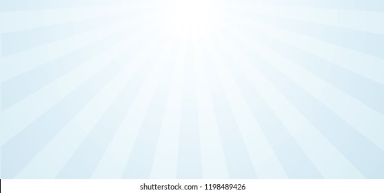 Panorama sun sky Vector retro Light flare Sparkle sun on a blue sky background Sun reflection shines fun funny Sun rays Sunburst Pattern Abstract Vintage Radial rising beam nature lightning Equinox