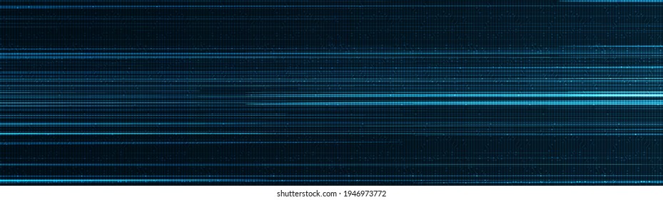 Panorama Super Speed Light Technology Background,Hi-tech Digital and sound wave Concept design,Free Space For text in put,Vector illustration.