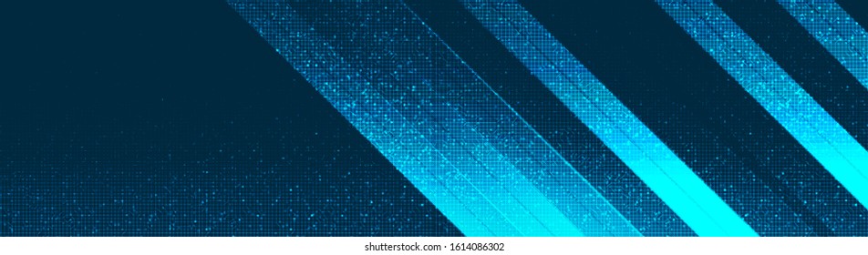 Panorama Technology Background,Hi-tech and security Concept design,Free Space For text in put,Vector illustration.
