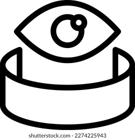panorama Vector illustration on a transparent background. Premium quality symbols. Thin icons for concept and graphic design.