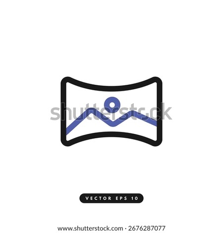 Panorama View Icon. Duo Tone Icon
