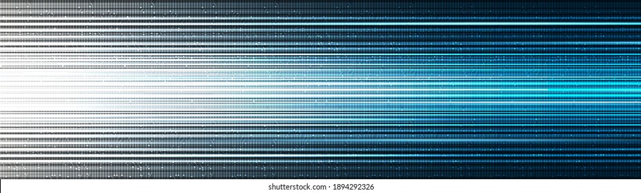 Panorama Virtual Speed Light Technology Background,Hi-tech Digital and sound wave Concept design,Free Space For text in put,Vector illustration.