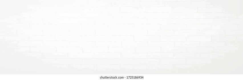 Panorama de una pared de ladrillo blanco