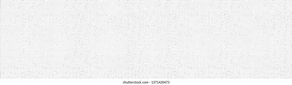 Panorama White Circuit Microchip Technology on Future Background,Hi-tech Digital and Communication Concept design,Free Space For text in put,Vector illustration.