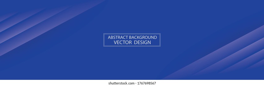 Panoramabstrakter Hintergrund mit verschiedenen Blautönen - Vektorgrafik