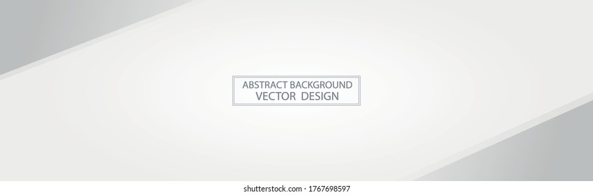 Panoramabstrakter Hintergrund mit verschiedenen Farbtönen auf Grau - Vektorgrafik