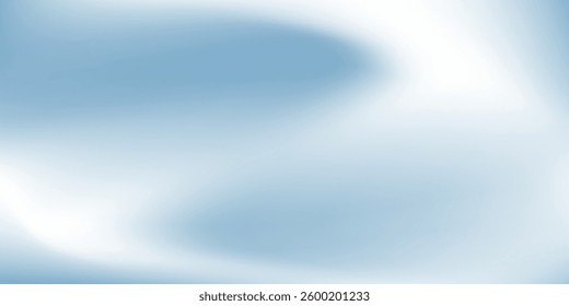 Panoramic abstract blue background illustration for product presentation with sunlight and blurred simple