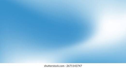 Ilustração de fundo azul abstrata panorâmica para apresentação de produto arte moderna futurista