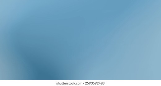 Panoramic abstract blue background for product presentation with sunlight modern good simple
