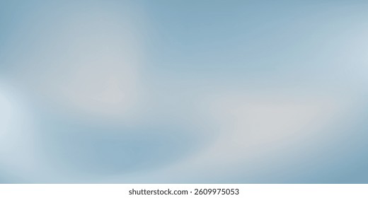 Panoramic abstract blue background for product presentation with sunlight and blurred natural good art