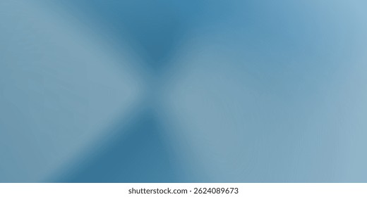 Panoramic abstract blue background for product presentation with sunlight and blurred nice art good modern