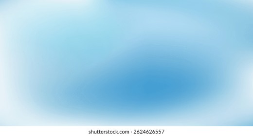 Fondo azul abstracto panorámico para la presentación del producto con la luz del sol y el moderno borroso