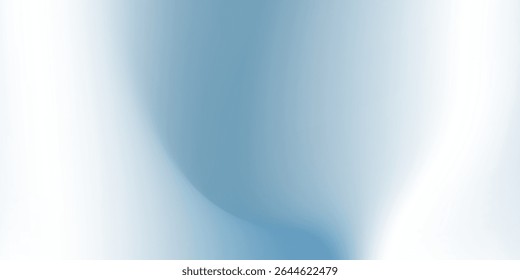 Fondo azul abstracto panorámico para la presentación del producto con la luz del sol y el arte blanco bien simple