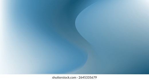 Fondo azul abstracto panorámico para la presentación del producto con la luz del sol y abstracto moderno borroso