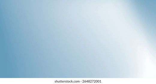 Panoramic abstract blue background for product presentation with sunlight and blurred concept mesh simple modern good