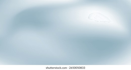Panoramic abstract blue background for product presentation with sunlight and blurred good