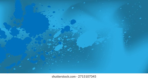 Panoramic abstract blue background for product presentation with sunlight and Brush Modern.eps 1O