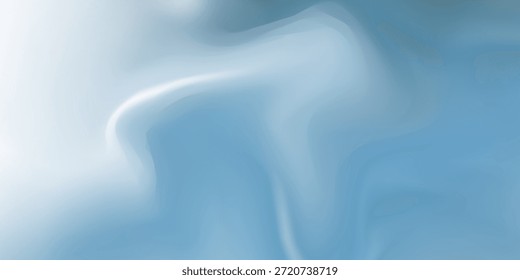 Fondo azul abstracto panorámico para la presentación del producto con la luz del sol y abstracto moderno borroso