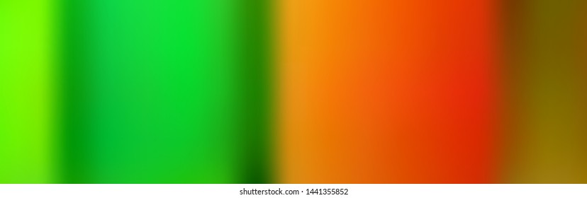 Panoramic abstract blurred gradient mesh background, horizontal view for a glass panels. Trendy modern abstract backdrop. Magic concept for your graphic design.
