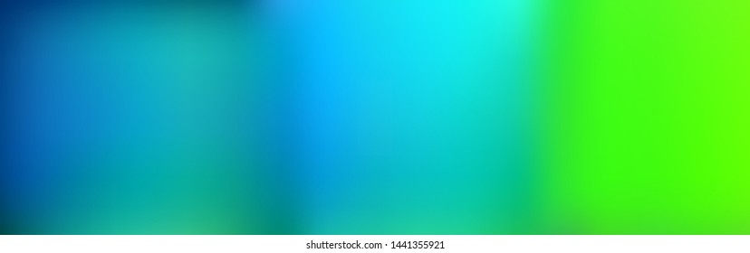 Panoramic abstract blurred gradient mesh background, horizontal view for a glass panels. Trendy modern abstract backdrop. Magic concept for your graphic design.