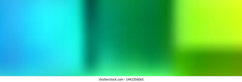 Panoramic abstract blurred gradient mesh background, horizontal view for a glass panels. Trendy modern abstract backdrop. Magic concept for your graphic design.