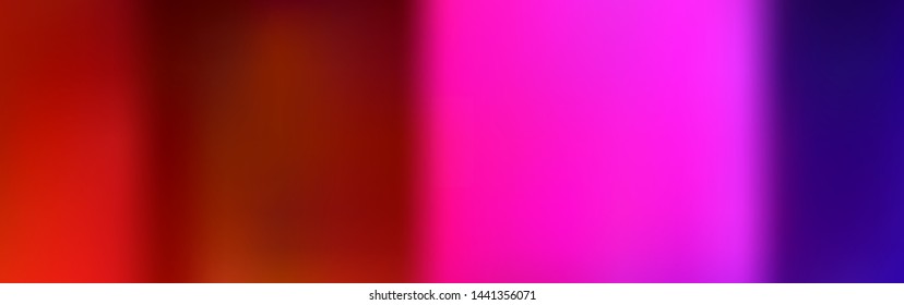 Panoramic abstract blurred gradient mesh background, horizontal view for a glass panels. Trendy modern abstract backdrop. Magic concept for your graphic design.