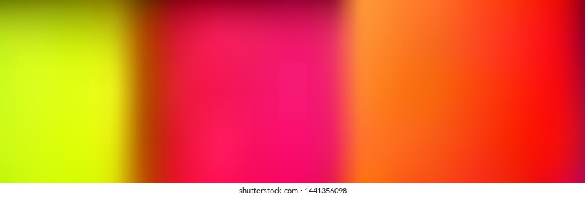 Panoramic abstract blurred gradient mesh background, horizontal view for a glass panels. Trendy modern abstract backdrop. Magic concept for your graphic design.