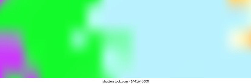 Panoramic abstract blurred gradient mesh background. Horizontal view for a glass panels. Trendy modern abstract backdrop. 