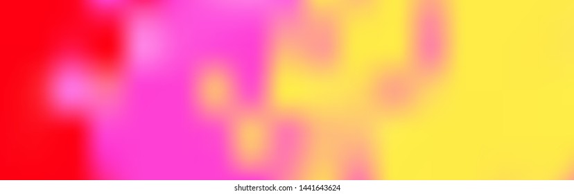 Panoramic abstract blurred gradient mesh background. Horizontal view for a glass panels 