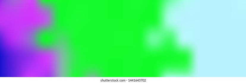 Panoramic abstract blurred gradient mesh background. Horizontal view for a glass panels