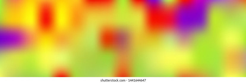 Panoramic abstract blurred gradient mesh background. Horizontal view for a glass panels
