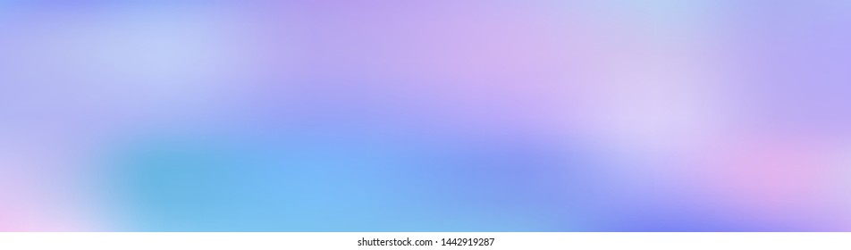 Panoramic abstract blurred gradient mesh background. Horizontal view for a glass panels - skinali. Trendy modern abstract backdrop. Magic concept for your graphic design.
