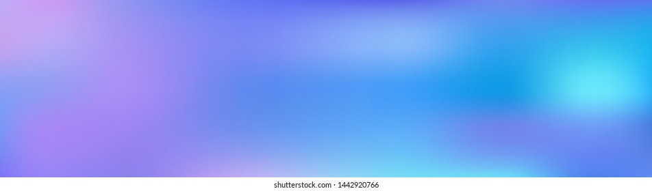 Panoramic abstract blurred gradient mesh background. Horizontal view for a glass panels - skinali. Trendy modern abstract backdrop. Magic concept for your graphic design.