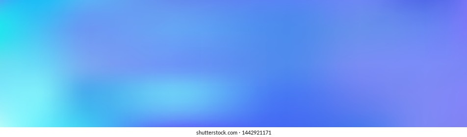 Panoramic abstract blurred gradient mesh background. Horizontal view for a glass panels - skinali. Trendy modern abstract backdrop. Magic concept for your graphic design.
