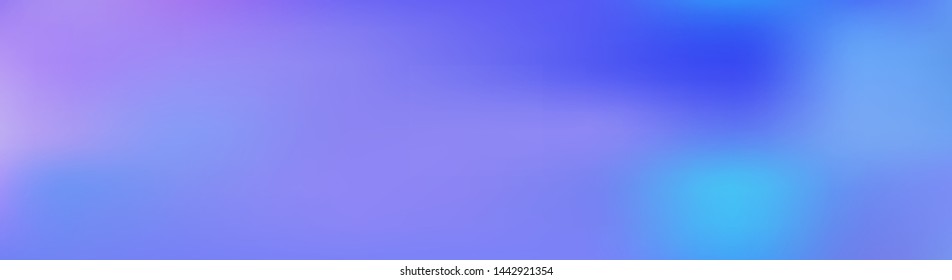 Panoramic abstract blurred gradient mesh background. Horizontal view for a glass panels - skinali. Trendy modern abstract backdrop. Magic concept for your graphic design.