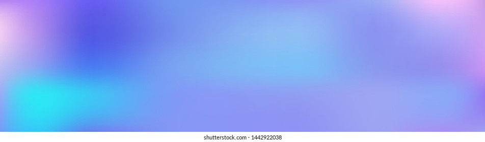 Panoramic abstract blurred gradient mesh background. Horizontal view for a glass panels - skinali. Trendy modern abstract backdrop. Magic concept for your graphic design.