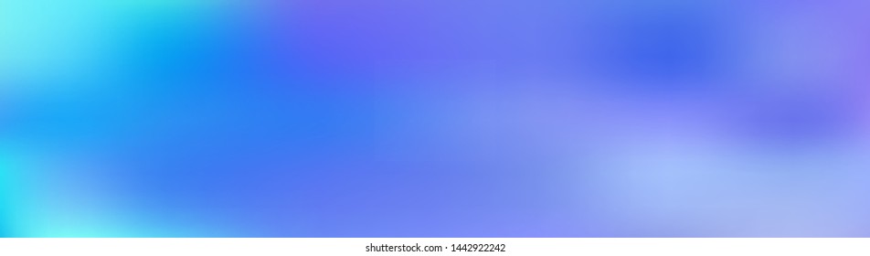 Panoramic abstract blurred gradient mesh background. Horizontal view for a glass panels - skinali. Trendy modern abstract backdrop. Magic concept for your graphic design.