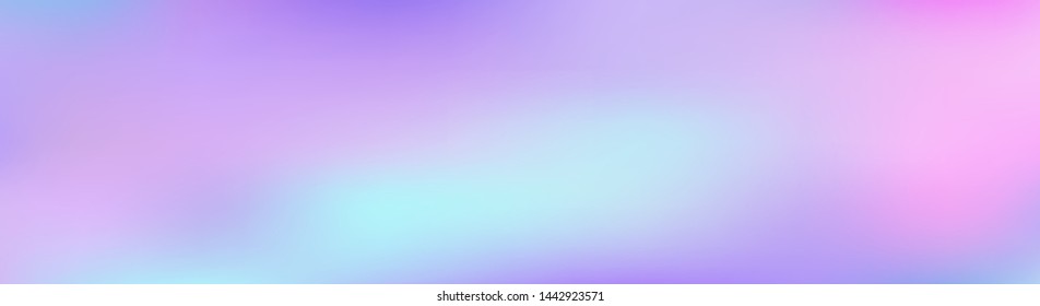 Panoramic abstract blurred gradient mesh background. Horizontal view for a glass panels - skinali. Trendy modern abstract backdrop. Magic concept for your graphic design.