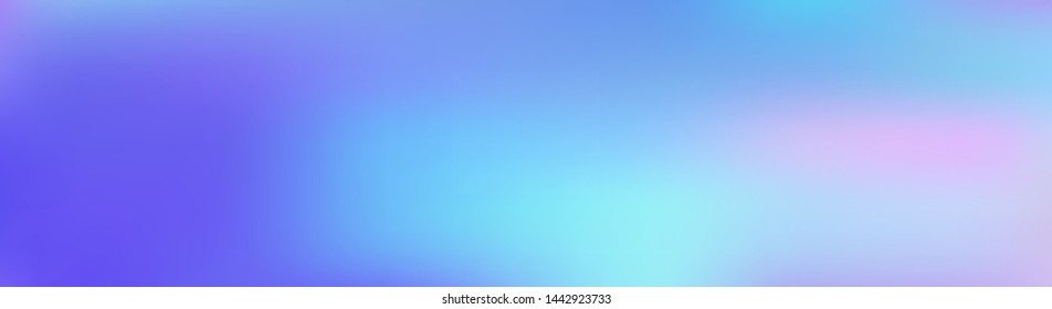 Panoramic abstract blurred gradient mesh background. Horizontal view for a glass panels - skinali. Trendy modern abstract backdrop. Magic concept for your graphic design.
