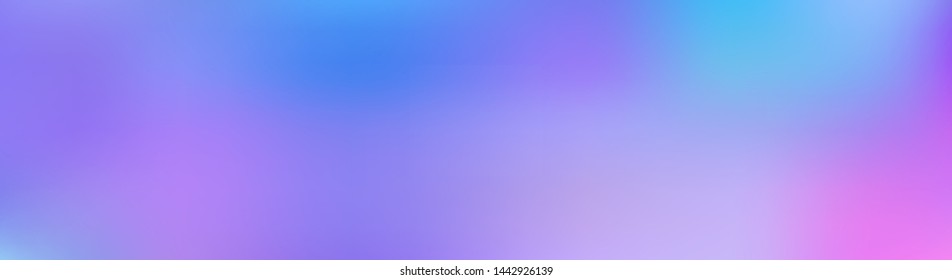Panoramic abstract blurred gradient mesh background. Horizontal view for a glass panels - skinali. Trendy modern abstract backdrop. Magic concept for your graphic design.