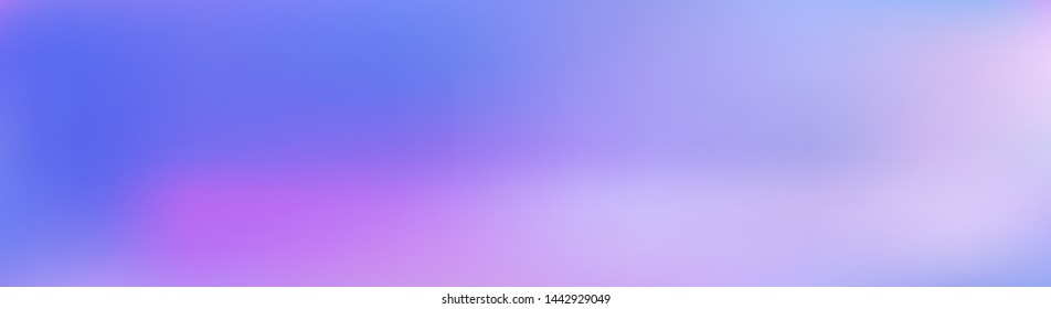 Panoramic abstract blurred gradient mesh background. Horizontal view for a glass panels - skinali. Trendy modern abstract backdrop. Magic concept for your graphic design.