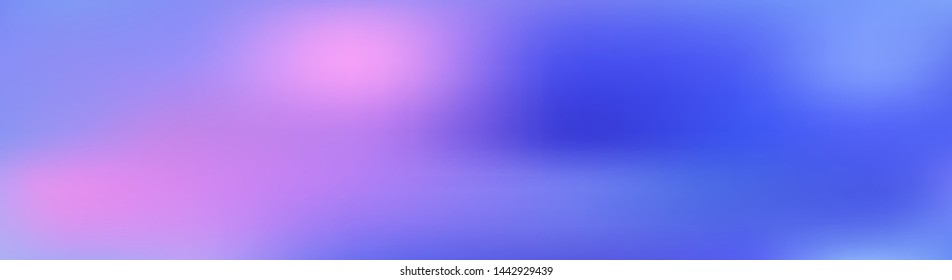 Panoramic abstract blurred gradient mesh background. Horizontal view for a glass panels - skinali. Trendy modern abstract backdrop. Magic concept for your graphic design.