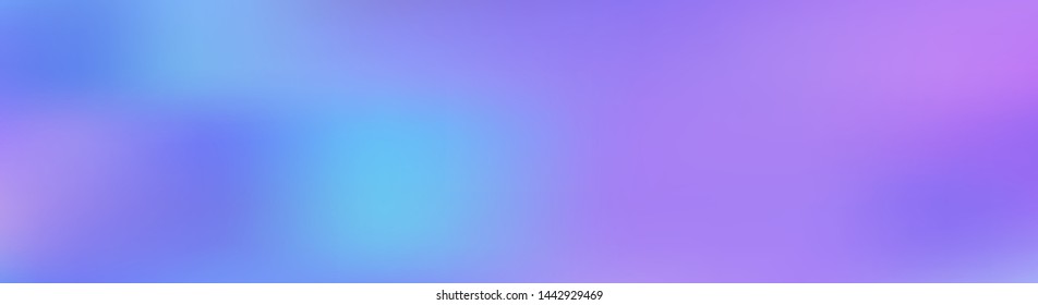 Panoramic abstract blurred gradient mesh background. Horizontal view for a glass panels - skinali. Trendy modern abstract backdrop. Magic concept for your graphic design.