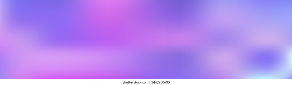 Panoramic abstract blurred gradient mesh background. Horizontal view for a glass panels - skinali. Trendy modern abstract backdrop. Magic concept for your graphic design.