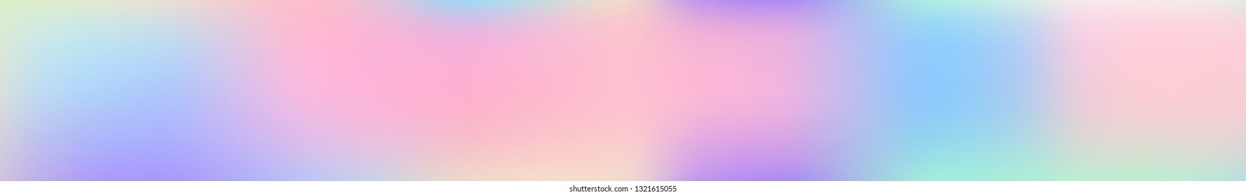 Panoramic abstract colored blurred gradient background.  Horizontal view for a glass panels - skinali. Trendy nature backdrop. Modern concept for your graphic design. 