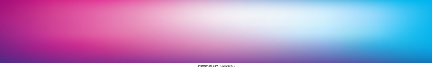 Panoramic abstract colored blurred gradient background.  Horizontal view for a glass panels - skinali. Trendy nature backdrop. Modern concept for your graphic design. 
