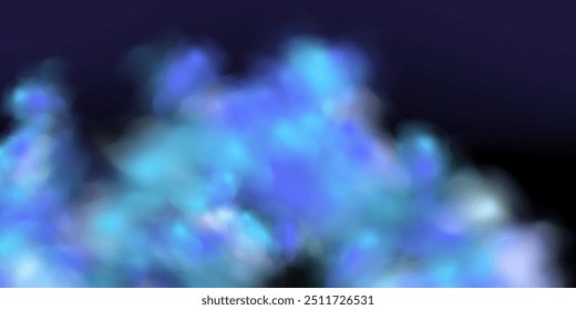Panoramic abstract pink blue sky background. Skyscape with fluffy clouds. Gradient fantasy paradise background.